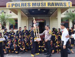 Pencak Silat HIMSSI GP Polres Mura Berhasil Raih Juara Umum III Kejuaraan Nasional Open Tournament Musi Banyuasin