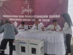 Gelar Simulasi Yang Ke Dua KPU OKI Ingin Pemilu Berlangsung Sukses