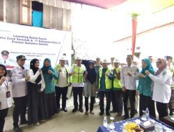 Pelaksanaan Launching Bersama Perbaikan RTLH dan Pemberian Sanitasi Secara Serentak se-Sumatera Selatan