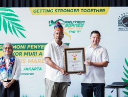 PT Arutmin Indonesia Raih Dua Rekor MURI