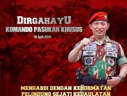 Kapolri Ucapkan Selamat Ulang Tahun Kopassus Ke-72