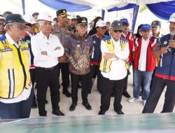 Menteri PUPR RI Basuki Tinjau Tol Trans Sumatera, Pj. Bupati Banyuasin Usulkan Pembangunan Infrastruktur di Wilayah Banyuasin