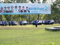 Pj Bupati Hani S Rustam Pimpin Apel Gabungan Dilingkungan Pemkab Banyuasin