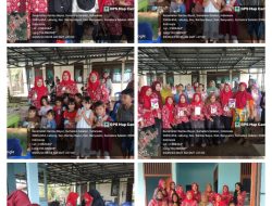 Pemdes Lebung Bagikan Susu Gratis, Penuhi Nutrisi