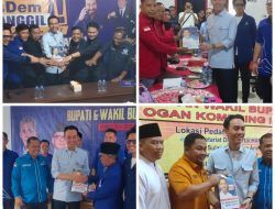 Dengan Jargon, “OKI Maju Bersama,” Muchendi Mahzareki Kembalikan Formulir Bacalon Bupati Di Empat Parpol