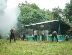 Gelar Baksos Di Desa Sungai Sodong, Polres OKI : Kegiatan ini Dimaksudkan Sebagai Cooling System