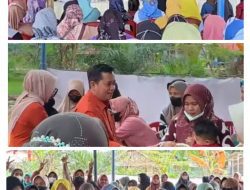Calon Bupati Banyuasin H Askolani SH MH Dan Wakil Bupati Banyuasin Netta Indian, Disambut Sangat Antusias Masyarakat