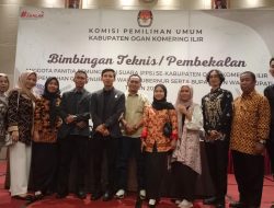 KPU OKI Menggelar Bimtek PPS Untuk Persiapan Pilkada 2024
