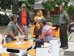 Kurangi Sampah, Kodim 0402/OKI Gelar Lomba Kreasi Meja Kursi Dari Barang Bekas