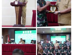Sekda Sambut Siswa KKL Studi Wilhan Pasis Dikreg LXIV Seskoad TNI di Banyuasin