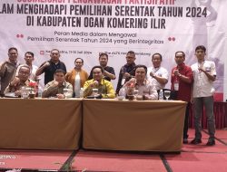 Bawaslu OKI Gelar Sosialisasi, Dalam Menghadapi Pilkada 2024, Bagi Awak Media