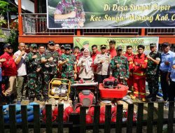 Mencegah Terjadinya Karhutla, Pangdam II Sriwijaya Turun Langsung Kewilayah Kodim 0402/OKI