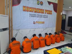8 Pengedar Narkoba Jaringan Malaysia Dibekuk Polisi