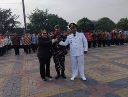 Upacara Bendera Peringatan HUT Ke 79 RI Di Kecamatan Bekasi Utara