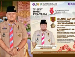 Sekda Banyuasin Erwin Ibrahim Terima Penghargaan Lencana Darma Bhakti