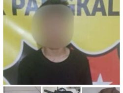 Personil Polsek Pangkalan Balai Berhasil mengamankan Pelaku Pencurian di Toko Azhar Pulsa
