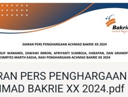 Penghargaan Achmad Bakrie Awards XX 2024