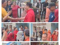 Calon Bupati Banyuasin H Askolani Kunjungi Korban Kebakaran