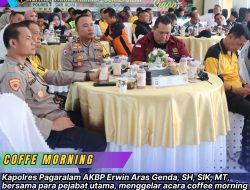 Polres Pagaralam Gelar Coffe Morning Wujud Sinergitas Polri dan Media