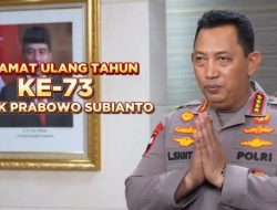 Presiden Terpilih Prabowo Hari Ini Genap Berusia 73 Tahun, Begini Ucapan dan Doa dari Kapolri
