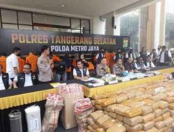 Ganja 642 Kilogram dari Jaringan Jawa-Sumatera, Diamankan Polres Tangerang Selatan