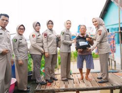 Sambut HUT Korpri. Ke-53 , DPD Korpri Polda Sumsel Laksanakan Pemberian Bansos