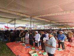 Kampanye Akbar Paslon Bupati Askolani – Netta Indian di Desa Telang Rejo Dijaga Ketat Polsek Muara Telang
