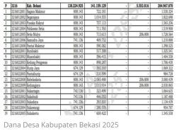 Kabupaten Bekasi Dapat Suntikan Dana Desa 2025 Sebesar Rp284,96 Miliar