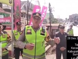 Update Terkini Dari Pos Pam Simpang Tiga Tugu Polwan Betung Arus Lalin Ramai dan Lancar