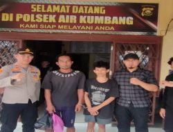 Polsek Air Kumbang Ringkus Dua Pelaku Pengedar Narkotika Jenis Sabu