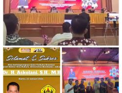 Selamat & Sukses ” Dr. H. Askolani, S.H., M.H”