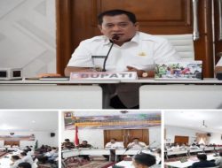 Bupati H. Askolani Fasilitas penyelesaian permasalahan pengadaan Tanah jalan tol ruas Palembang – Betung Kecamatan Suak Tapeh dan Kecamatan Betung