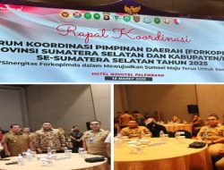 Bupati Banyuasin Hadiri Rakor Forkopimda Se-Sumsel
