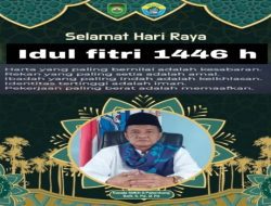 SMK Negeri 8 Palembang Mengucapkan Selamat Idul Fitri 1446 H