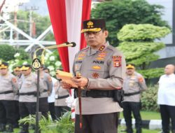 Usai Pimpin Apel Pagi, Kapolda Sumsel Halal Bihalal Bersama Pejabat Utama dan Personel