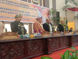 Rapat Paripurna Istimewa DPRD Kabupaten Banyuasin Dalam rlRangka Peringatan Hari Jadi ke-23