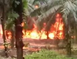 Sumur minyak di Hindoli kembali terbakar,Polisi lakukan penyelidikan Intensif