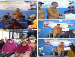 Desa Lebung, Kecamatan Rantau Bayur Kabupaten Banyuasin, Salurkan Bantuan Langsung Tunai (BLT)