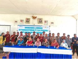 UP3 Ogan Ilir Dan ULP PLN Kayuagung Gelar Sosialisasi dan Edukasi Ketenagalistrikan di Kecamatan Pangkalan Lampam