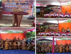 Peresmian Bank Sampah Unit Moutasa Desa Sungai Pinang Kecamatan Rambutan