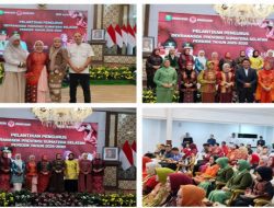 Ketua Dekranasda Banyuasin Nabila Hadiri Pelantikan Pengurus Dekranasda Provinsi