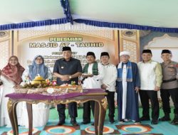 Bupati Muba Resmikan Masjid At-Tauhid, Tekankan Peran Masjid dalam Kehidupan Umat