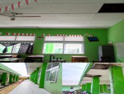 Plafon & Dinding Sekolah SMA negeri 11 Palembang Tak Terawat, DANA BOS DI PERTANYAKAN!?