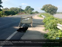 Belum Setahun, Jalan Provinsi di Sukarami sudah Retak: Masyarakat Pertanyakan Kualitas Proyek