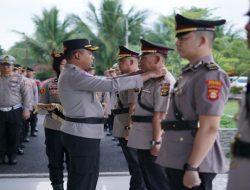 Kapolres OKI Apresiasi Pejabat Lama, Ajak Pejabat Baru Tingkatkan Pelayanan
