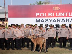 Suasana Haru Iringi Apel Pelepasan Purna Bakti AKP Dwiruddin di Polres OKI