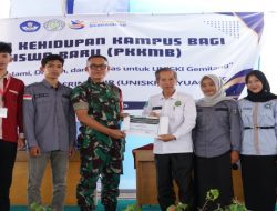 Kasdim 0402/OKI Sampaikan Materi Bela Negara Kepada Mahasiswa Uniski
