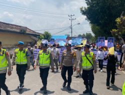 282 Personel Gabungan Amankan Aksi Damai Warga Pematang Panggang di PN Kayuagung