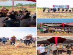 Swasembada Pangan Tahun 2025, Sekda Banyuasin Hadiri Tanam Jagung Bersama Polres Banyuasin
