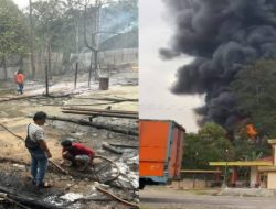 Kebakaran Sumur Minyak Ilegal di Muba: Lima Warga Alami Luka Bakar Serius